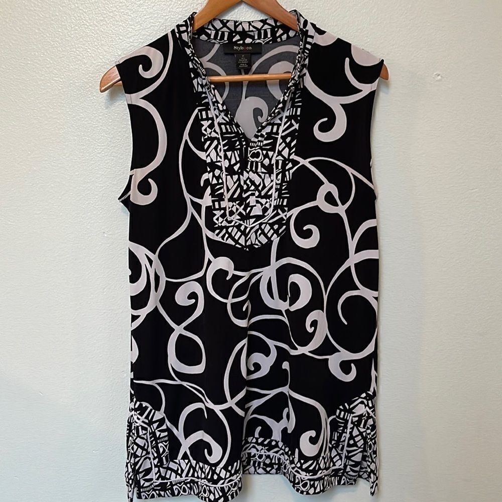 Style & Co. vneck tank.  Size Medium.